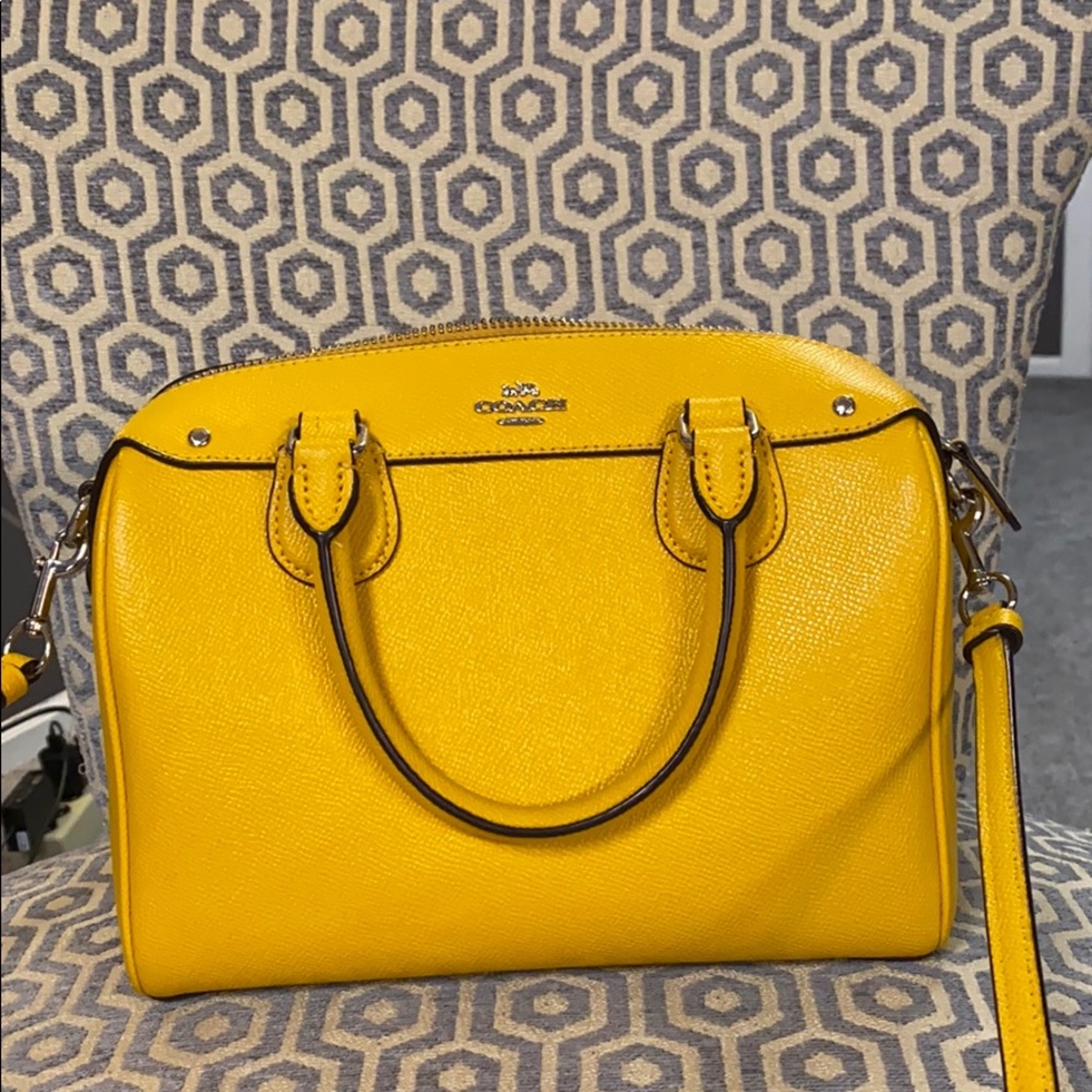 Coach Mini Bennett Satchel Crossbody Leather Bag